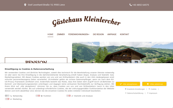 www.gaestehaus-kleinlercher.at