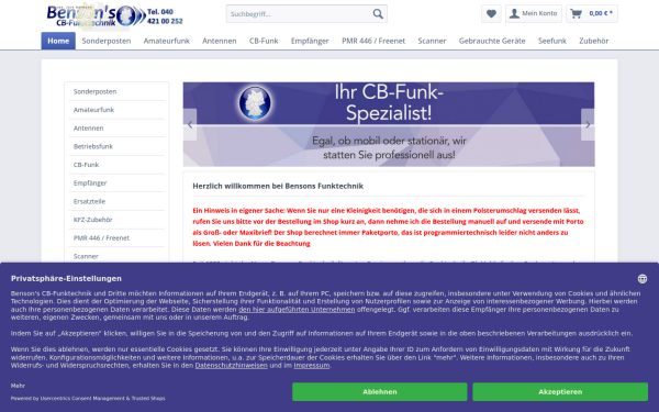 www.bensons-funktechnik.de