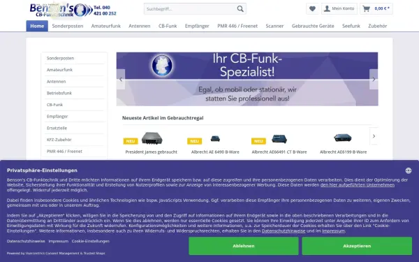 www.bensons-funktechnik.de