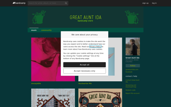 greatauntida.bandcamp.com