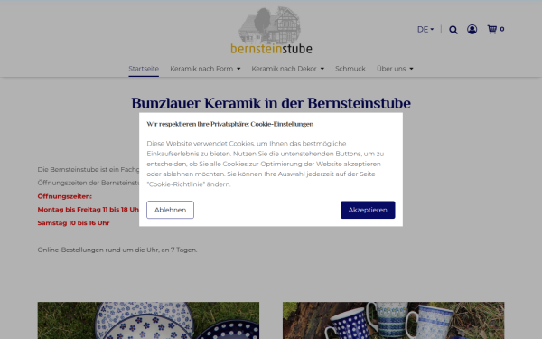 www.bernsteinstube.de