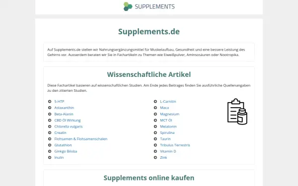 www.supplements.de