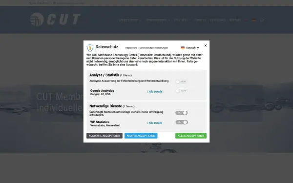 cut-membrane.com