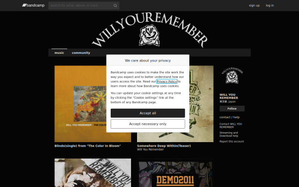 willyouremember.bandcamp.com