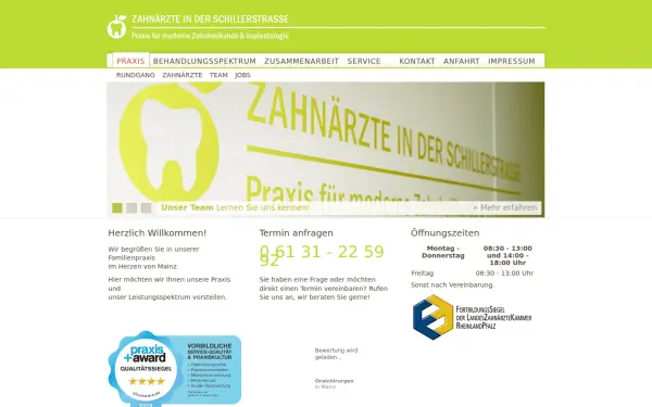 www.zahnaerzte-schillerstrasse.de