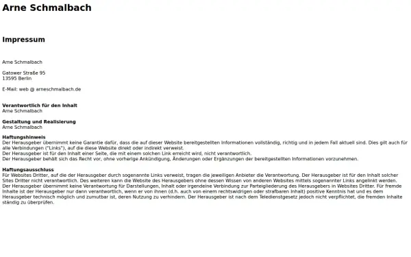 arneschmalbach.de