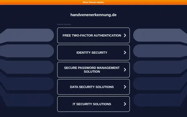 handvenenerkennung.de