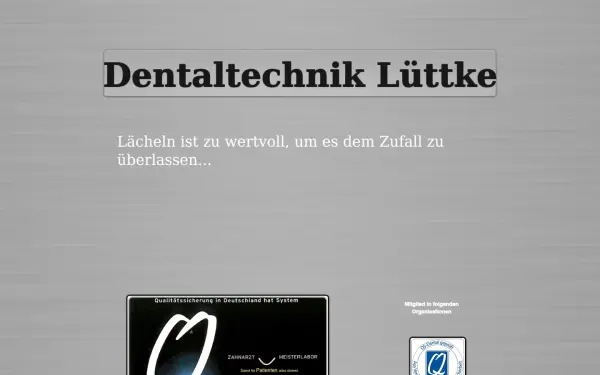 www.dentaltechnik-luettke.de