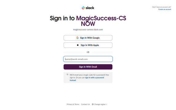 magicsuccess-csnow.slack.com