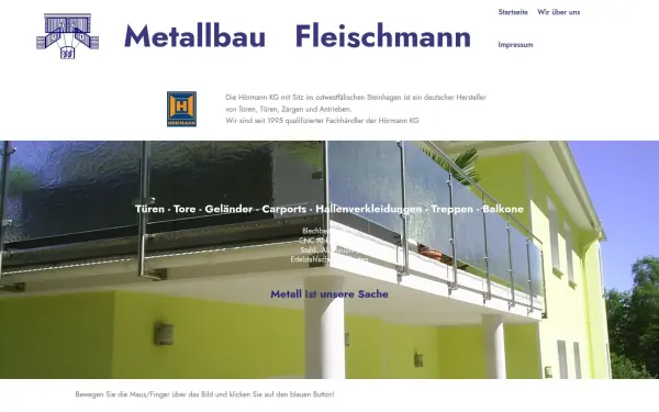 metallbau-fleischmann.de
