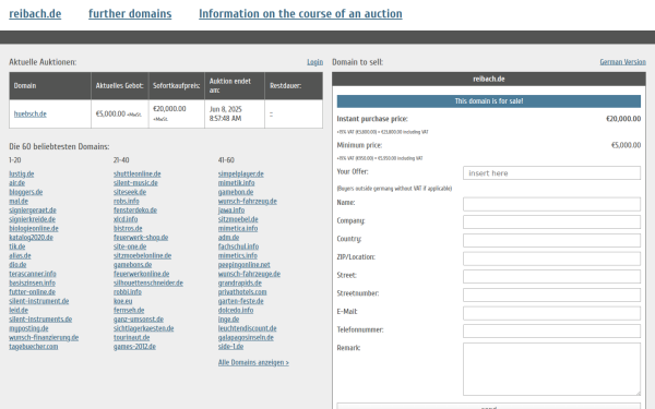 reibach.de.domain-auktionen.info