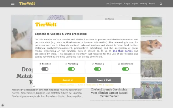 www.tierwelt.ch
