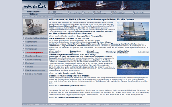www.mola-yachtcharter-ostsee.de