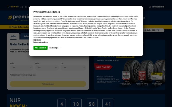 reifen-muenchen.premio.de