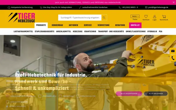 www.tigerhebezeuge-shop.de