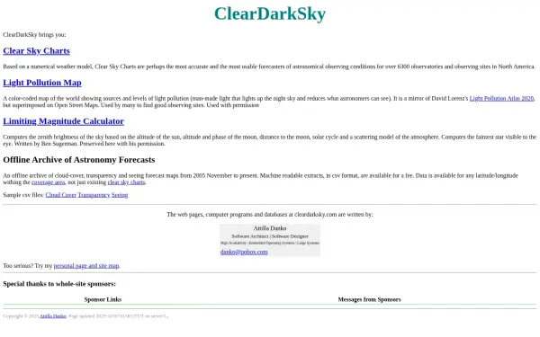 www.cleardarksky.com