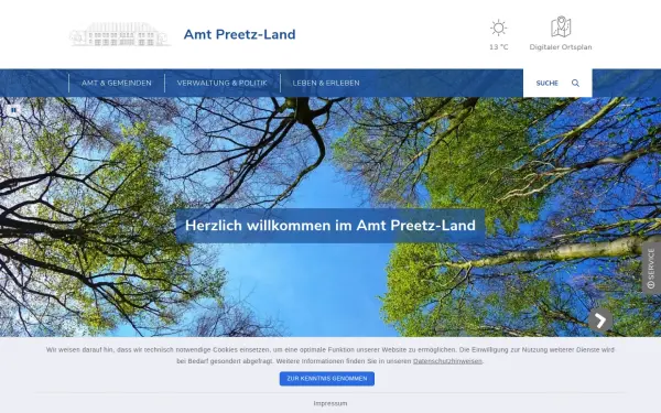www.amtpreetzland.de