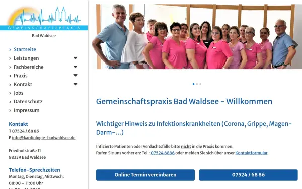www.hausundfacharztpraxis-badwaldsee.de