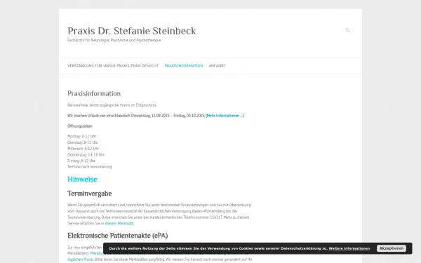 www.doktor-steinbeck.de
