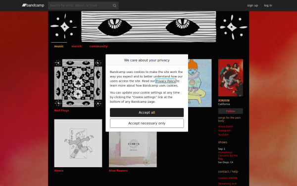xinxin.bandcamp.com
