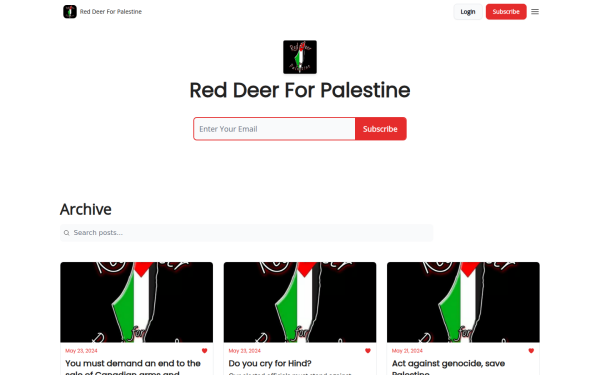 red-deer-for-palestine.beehiiv.com