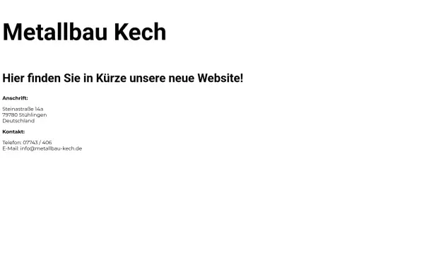 metallbau-kech.de