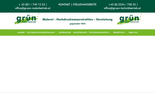 www.gruen-malerbetrieb.at