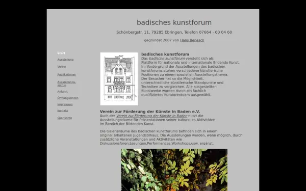 badisches-kunstforum.de