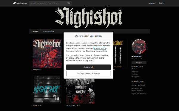 nightshothxc.bandcamp.com