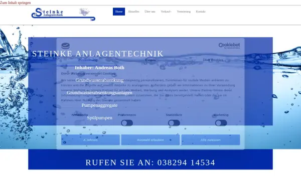 www.pumpensteinke.de