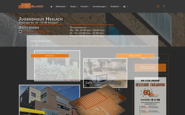 jugendhaus-heslach.de