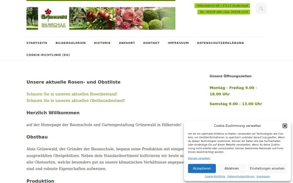 www.baumschule-gruenewald.de