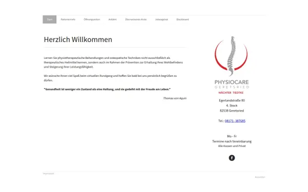 www.physiocare-geretsried.de