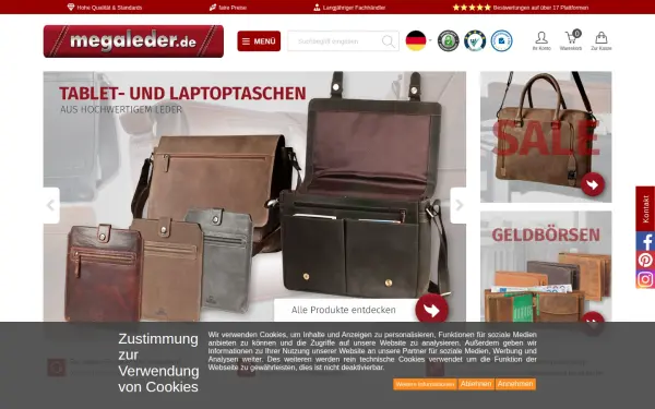 megaleder.de