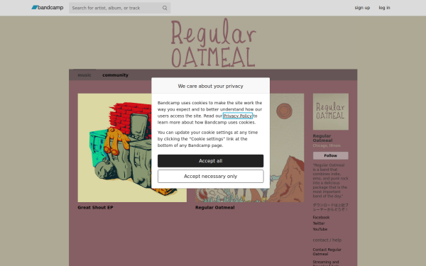 regularoatmeal.bandcamp.com