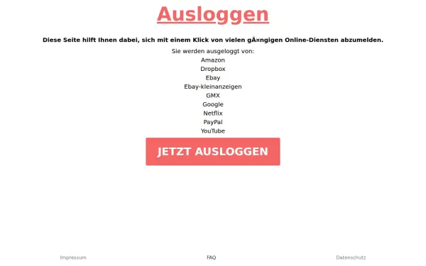 ausloggen.de