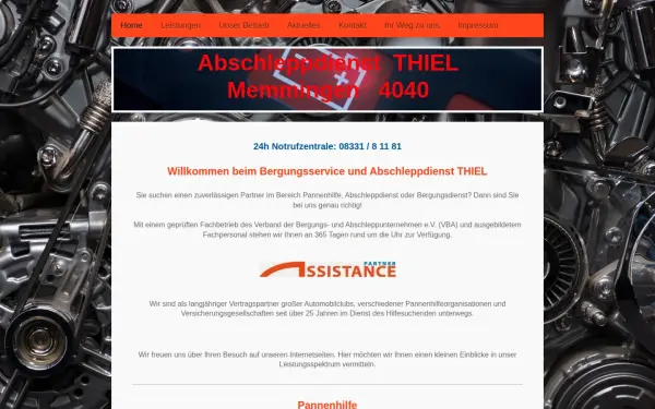 www.abschleppdienst-thiel.de