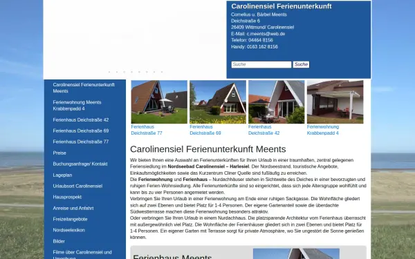 carolinensiel-ferienunterkunft.de