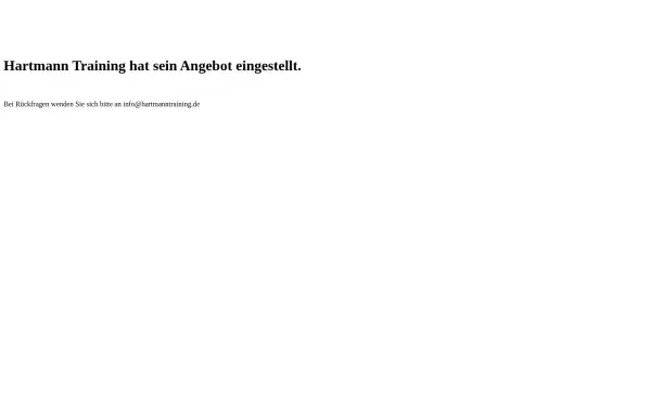 hartmanntraining.de