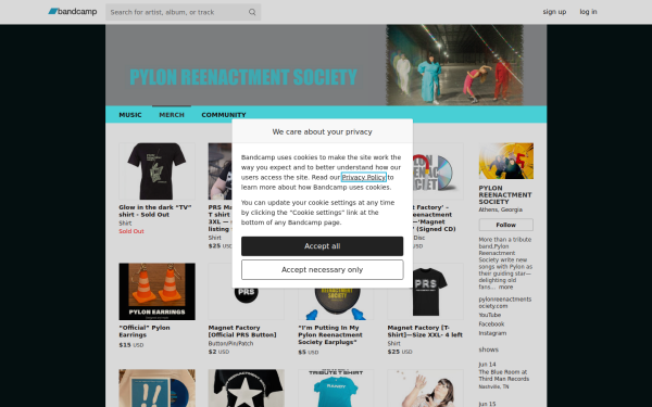 pylonreenactmentsociety.bandcamp.com