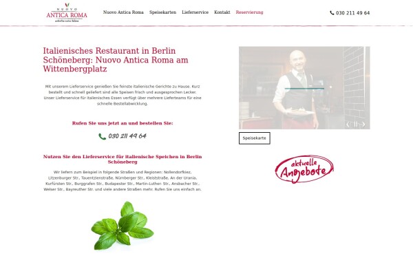 www.nuovoanticaroma-berlin.de