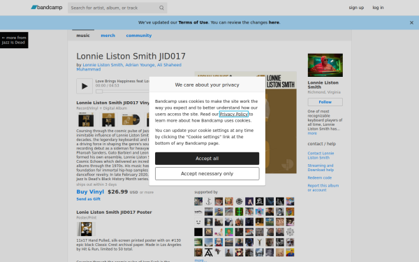 lonnielistonsmith.bandcamp.com