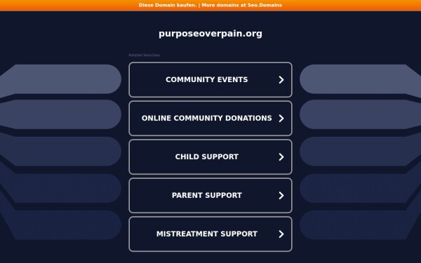 purposeoverpain.org