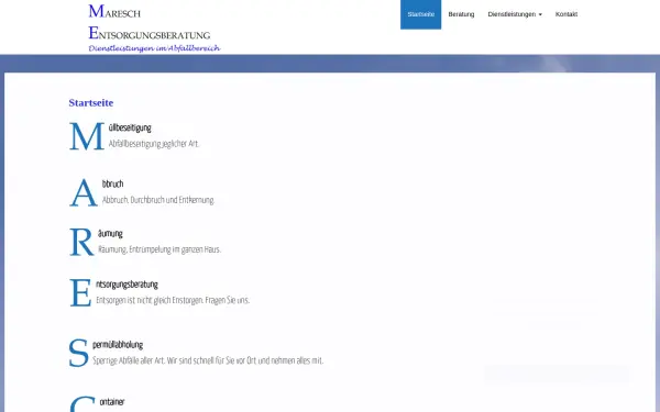 mareschentsorgung.de