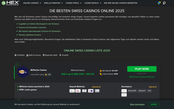 swisscasinohex.com