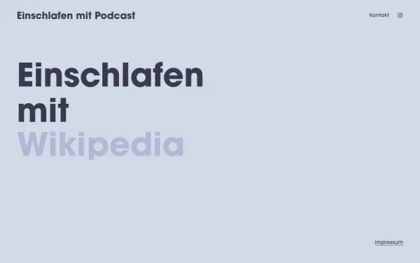 www.einschlafenpodcast.de