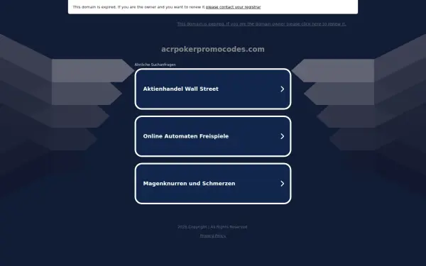 acrpokerpromocodes.com