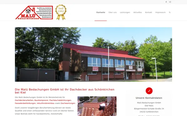 www.maluedach.de