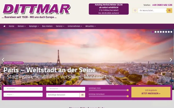 dittmar-reisen.de