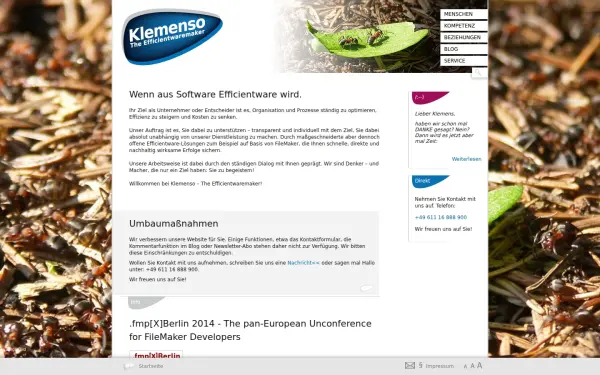 www.klemenso.de